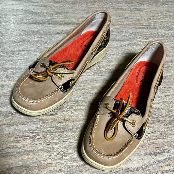 Sperry slip on shoes with glittery animal print - Picture 7 of 16